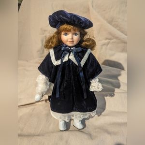 Figure skating porcelain doll